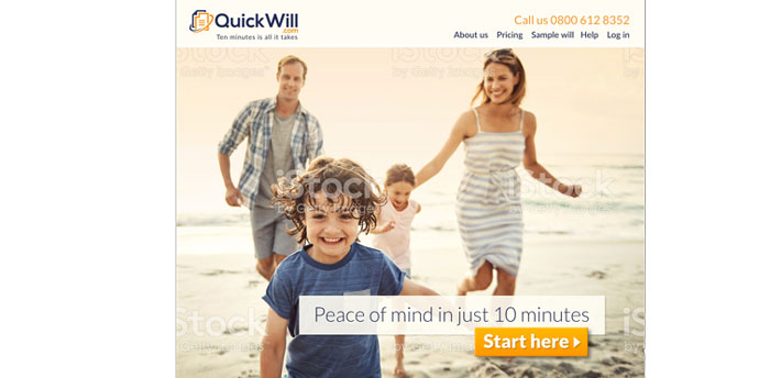 the online wills process